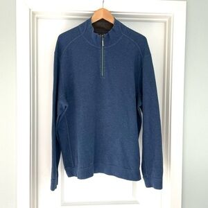 Tommy Bahama 1/4 Zip Up Reversible Sweater Size XXL
